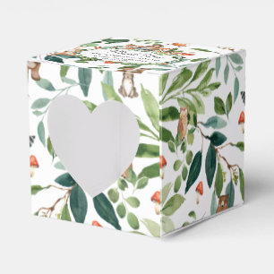 Woodland Animals Birthday Baby Shower Thank You Favor Boxes