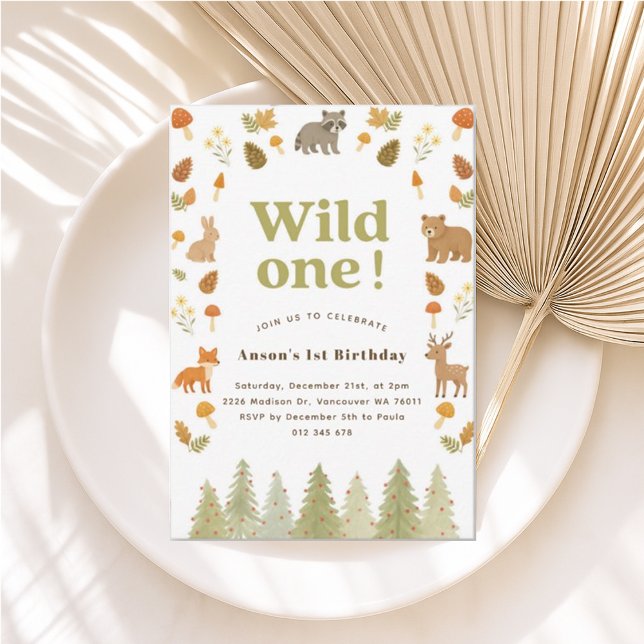 Woodland Animals Birthday Invitation (Creator Uploaded)