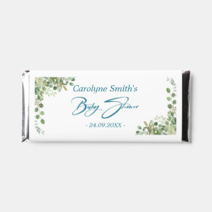 Woodland Animals Blue Truck Baby Shower Chocolate Hershey Bar Favors