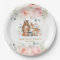 Woodland Animals Blush Floral Baby Shower Birthday
