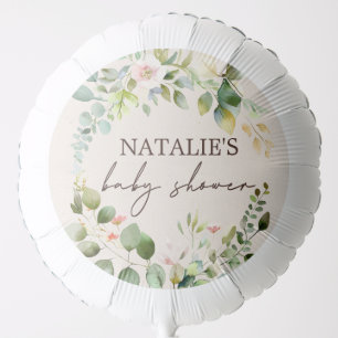 Woodland Animals Boho Baby Shower Balloon