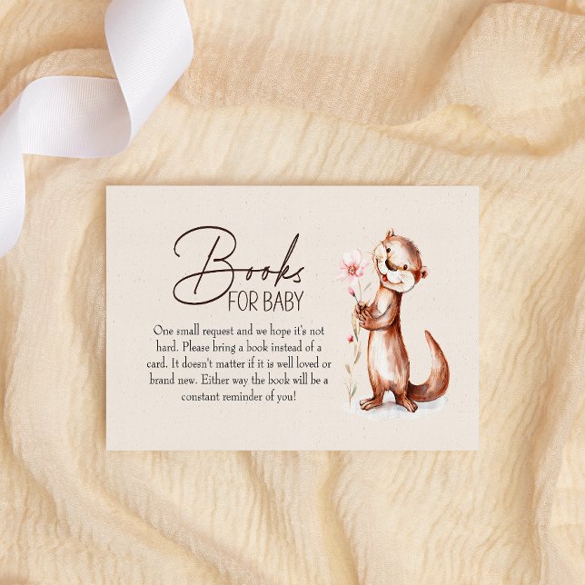 Woodland Animals Boho Books For Baby Shower Note Card (Creator Uploaded)