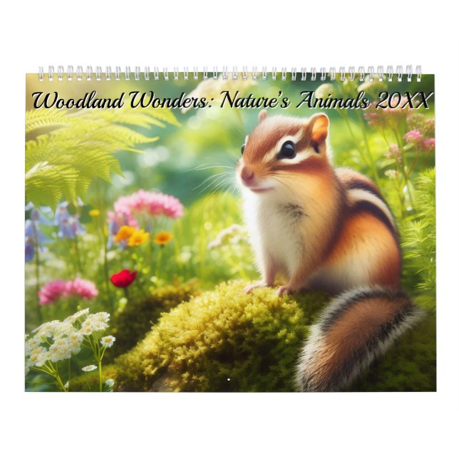 Woodland Animals  Calendar (Cover)