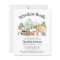 Woodland Animals Camping Baby Shower Invitation