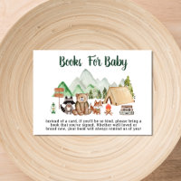 Woodland Animals Camping Books For Baby Shower
