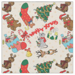 Woodland Animals  Christmas Fabric