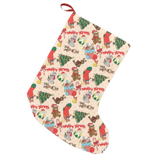 Woodland Animals Christmas Small Christmas Stocking | Zazzle.com