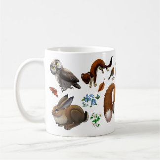 Woodland Animals coffee mug