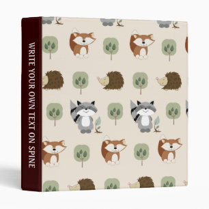 Woodland Animals Custom Avery Binder