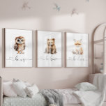 Woodland animals cute be brave nursery wall art sets<br><div class="desc">Woodland animals cute be brave nursery Wall Art Sets</div>