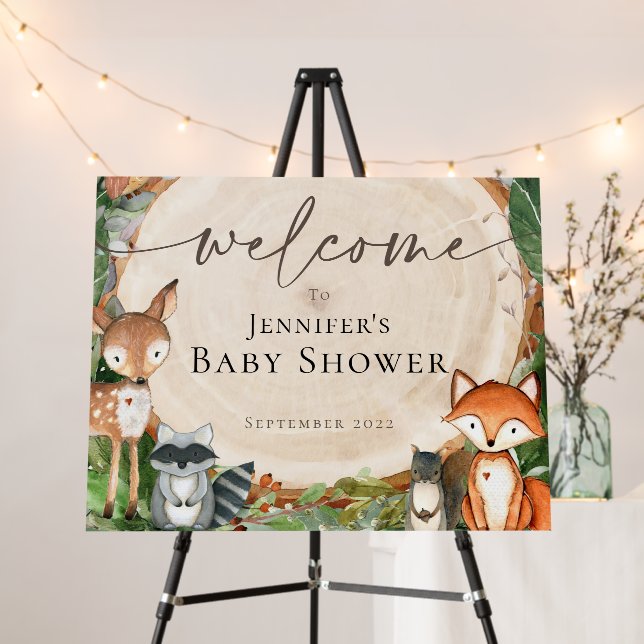 Woodland Animals Foam Board (In Situ (Stand))