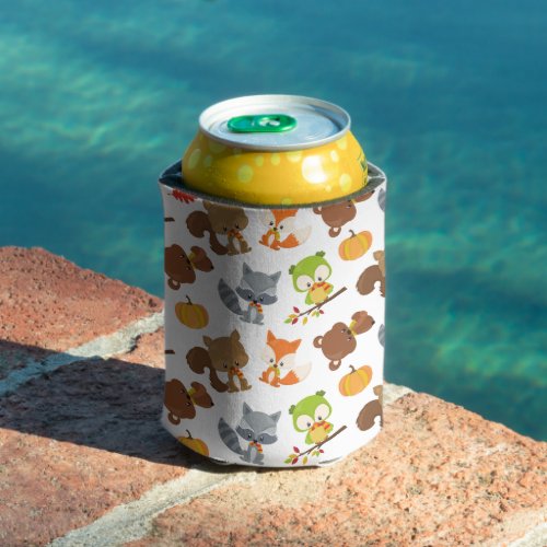 Woodland Animals Forest Animals Fall Animals Can Cooler