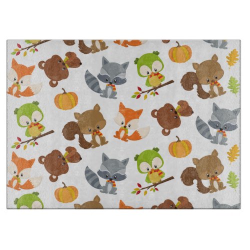 Woodland Animals Forest Animals Fall Animals Cutting Board