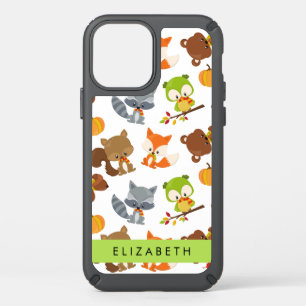 Woodland Animals, Forest Animals, Your Name Speck iPhone 12 Case