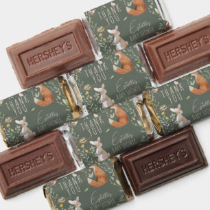 Woodland Animals Forest Baby Shower Favors Hershey