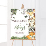 Woodland Animals Forest Baby Shower Welcome Poster<br><div class="desc">Make your event special with this Forest Baby Shower with our cute and lovely printable Welcome Sign featuring adorable Woodland Baby Shower theme. Download,  personalize,  and create lasting memories with this perfect touch for your joyous celebration!

BS645</div>