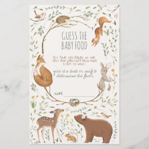 Woodland Animals Forest Friends Baby Shower