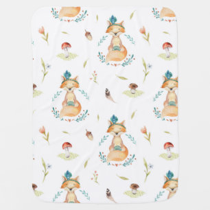 Woodland Animals Fox Blanket
