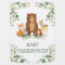 Woodland animals greenery boho birthday gifts