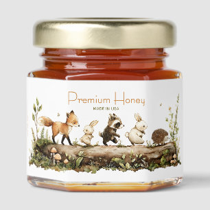 Woodland Animals Honey Baby Shower Jar Favors