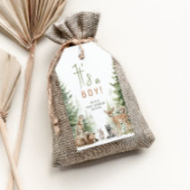 Woodland Animals It's a Boy Baby Shower Thank You Gift Tags