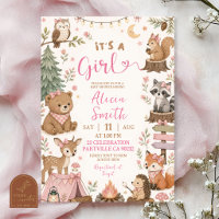 Woodland Animals It's a girl baby shower