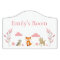Woodland Animals Kids/Baby Room Door Sign