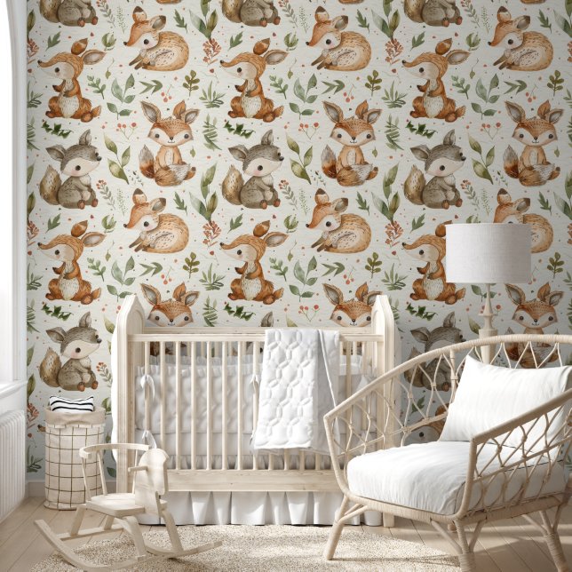 Woodland Animals Kids  Wallpaper (Kids)