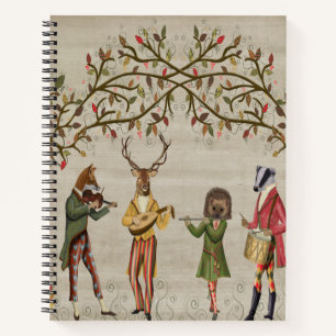 Woodland Animals Minstrel Group Notebook