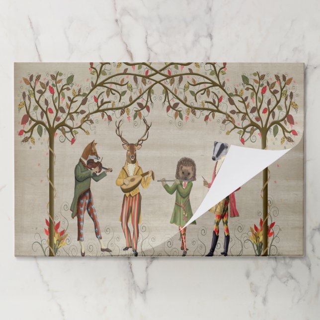 Woodland Animals Minstrel Group Paper Pad (Folded)