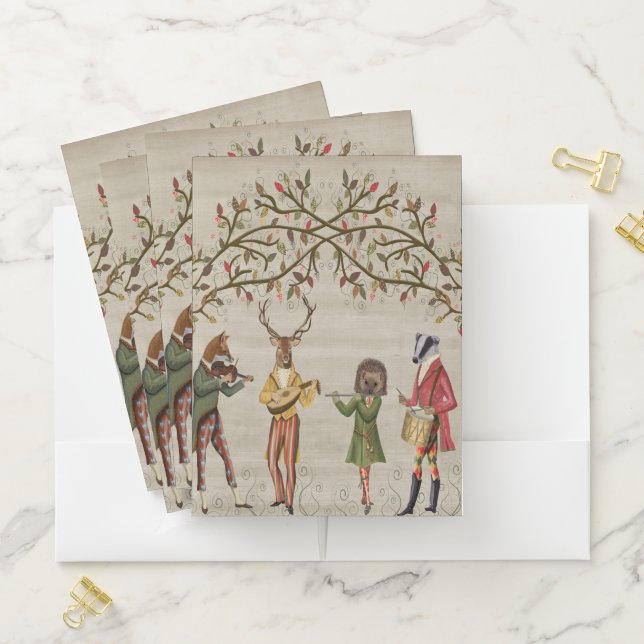 Woodland Animals Minstrel Group Pocket Folder (In Situ)