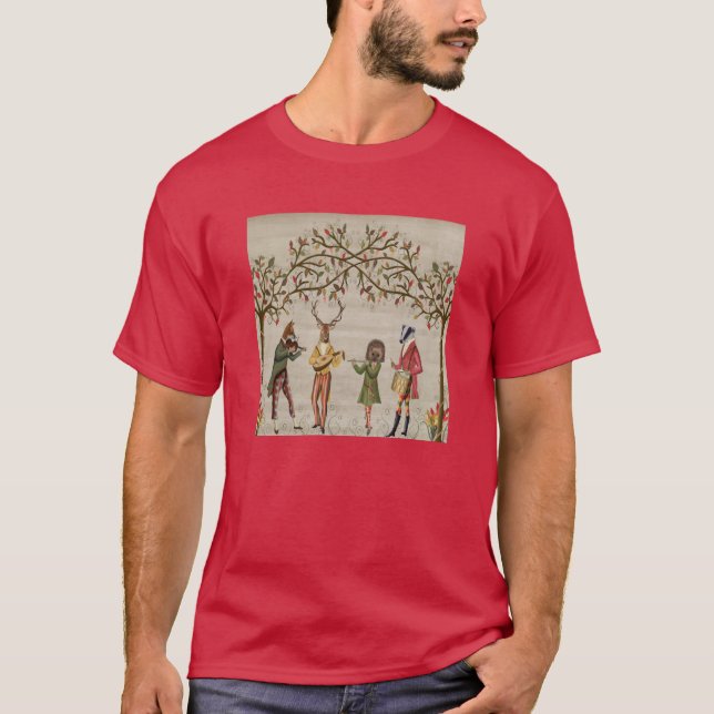 Woodland Animals Minstrel Group T-Shirt (Front)