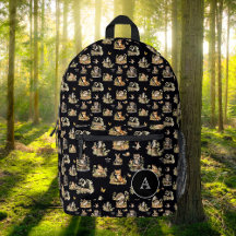 Woodland Animals Monogram Kids Birthday Gift