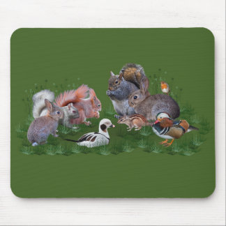 Woodland Animals Mousemat Mouse Pad