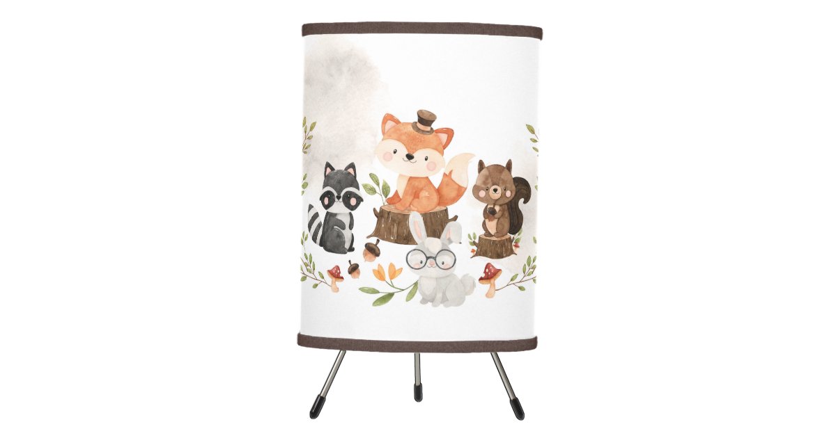 Woodland Animals Nursery Lamp Zazzle