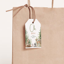 Woodland Animals Oh Boy Baby Shower Thank You Gift Tags