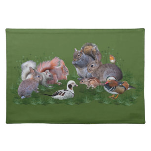 Woodland Animals Placemat