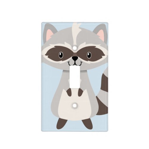 Woodland Animals Raccoon Light Switch Cover