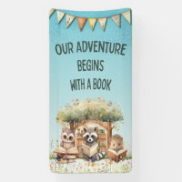Woodland Animals Reading Books School Library