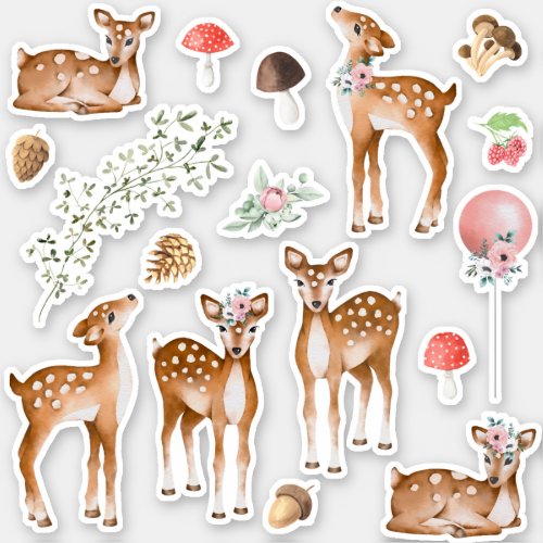 Woodland Animals Sticker