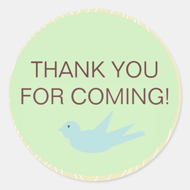 Woodland Animals Sticker (Front)