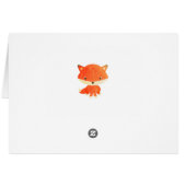 Woodland Animals Thank You Cards (Back Horizontal)