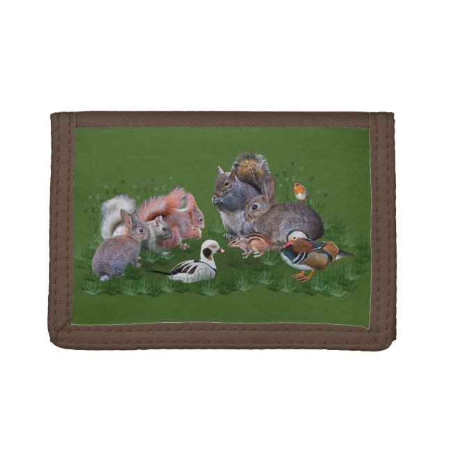 Woodland Animals Wallet (Front)