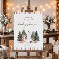 Woodland Animals Welcome Baby Shower