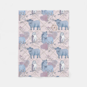 Woodland Art Baby Blanket