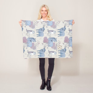 Woodland Art Baby Blanket