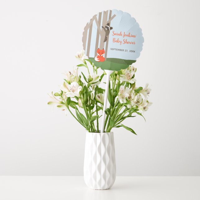 Woodland Babies Baby Shower Balloon (Vase)