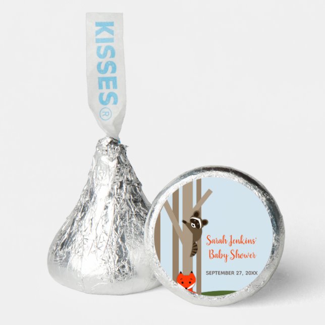 Woodland Babies Baby Shower Hershey®'s Kisses® (Front)