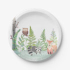 Woodland Baby Animals Greenery Baby Shower Party