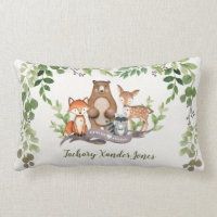 Woodland Baby Animals Greenery Nursery Decoration